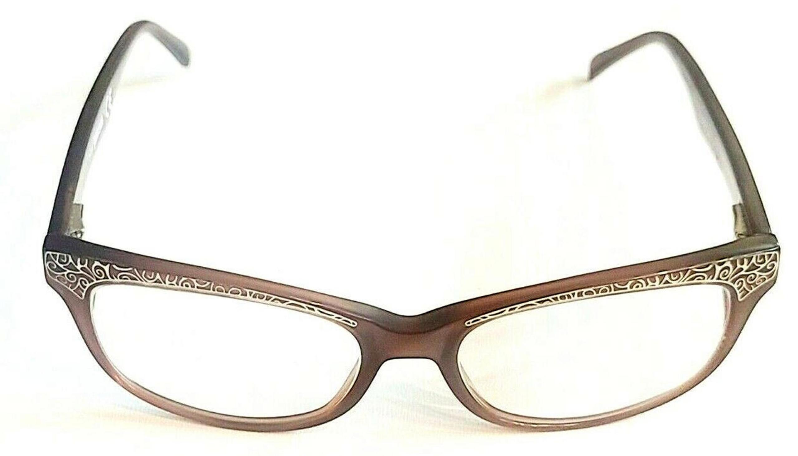 Just Cavalli JC0467 col. 048 Brown Oval Scroll Eyeglasses Frames 52/16 140