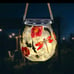 3pcs Outdoor Solar Lanterns Hanging Solar Lights Waterproof Solar Lights with De