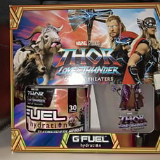 G Fuel Thor Love and Thunder Lemonade Hydration Collector's Box Tub + Shaker Cup