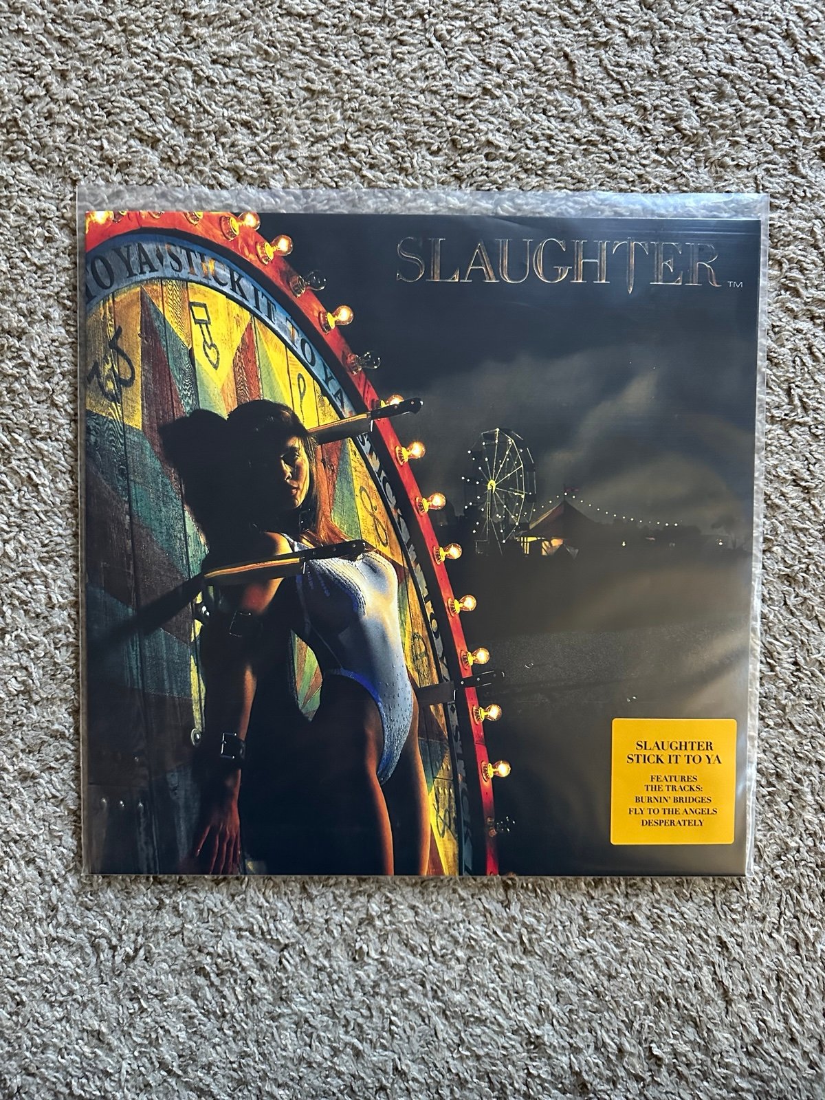 Slaughter Stick It To Ya Remastered Album LP Vinyl Record NEW Pias Reissue