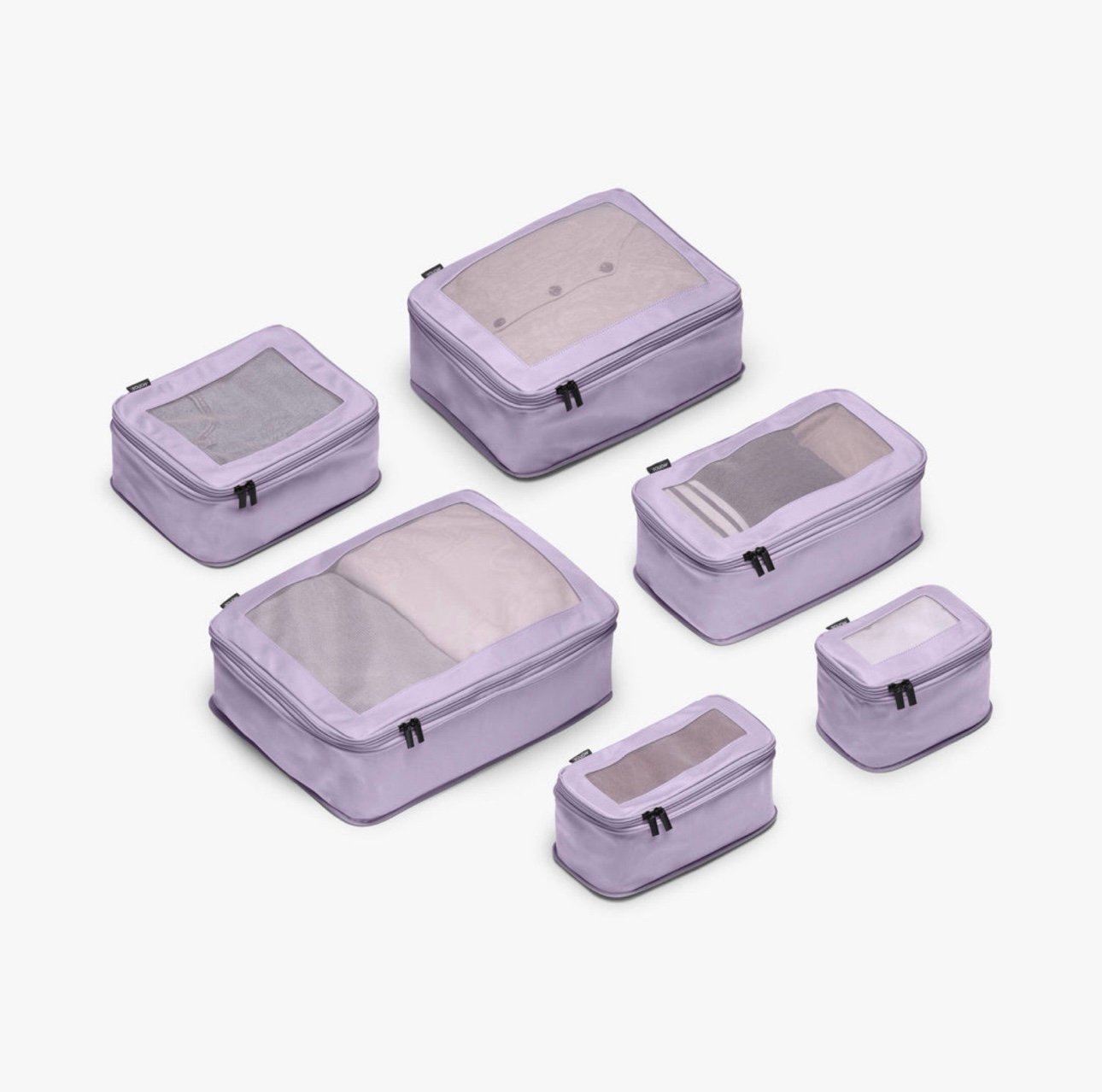 Monos Compressible Packing Cubes Set of 6 Limited Edition Purple Icing NEW!!
