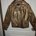 Gold 100% Leather Women's Large jacket
