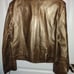 Gold 100% Leather Women's Large jacket