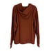 SPIRITUAL GANGSTER Warrior Oversized Classic Hoodie XXL Rust Brown Sweatshirt A3