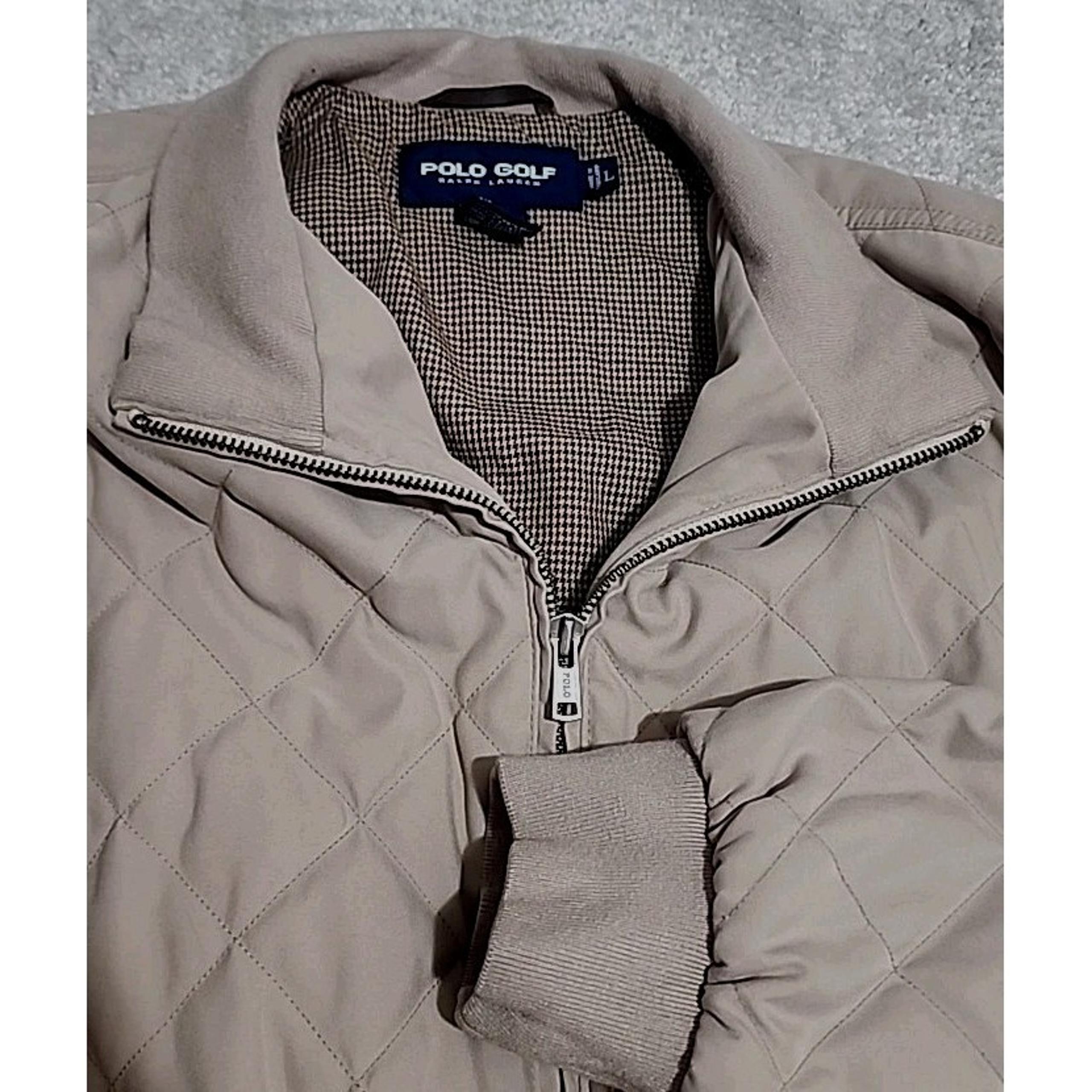 Polo Golf Ralph Lauren Jacket Men's Large Quilted Diamond Vintage