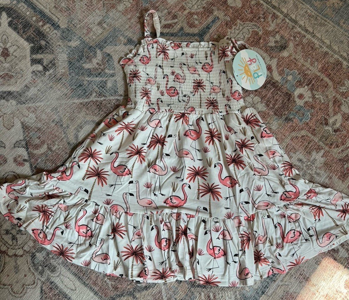 Little sleepies palm flamingo 4T