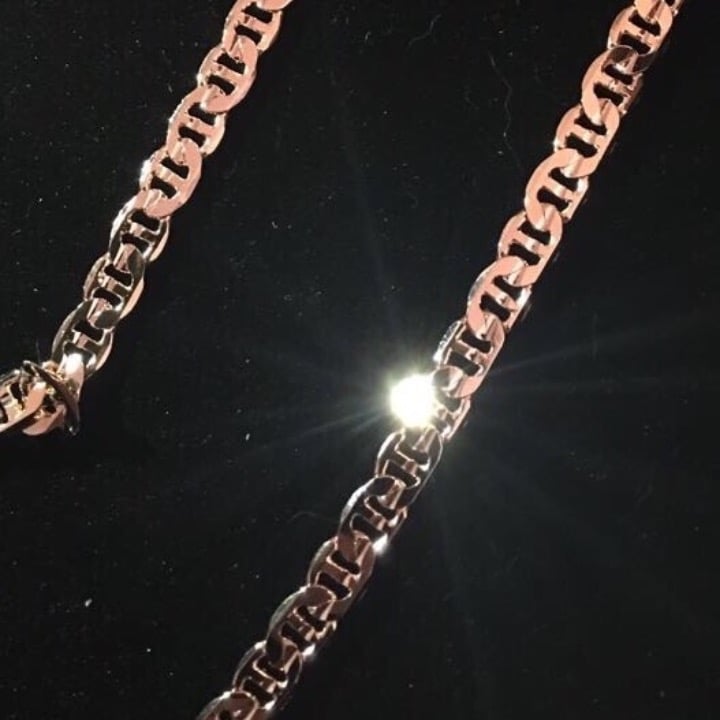 EXCLUSIVE 14K GOLD MARINER CHAIN ITALY