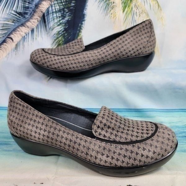 DANSKO Debra Houndstooth Gray/Black Women's EU38/ 7.5-8