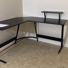 Large Monitor Riser Stand for Home Office Sturdy Writing Workstation 51 Black
