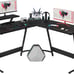 Large Monitor Riser Stand for Home Office Sturdy Writing Workstation 51 Black