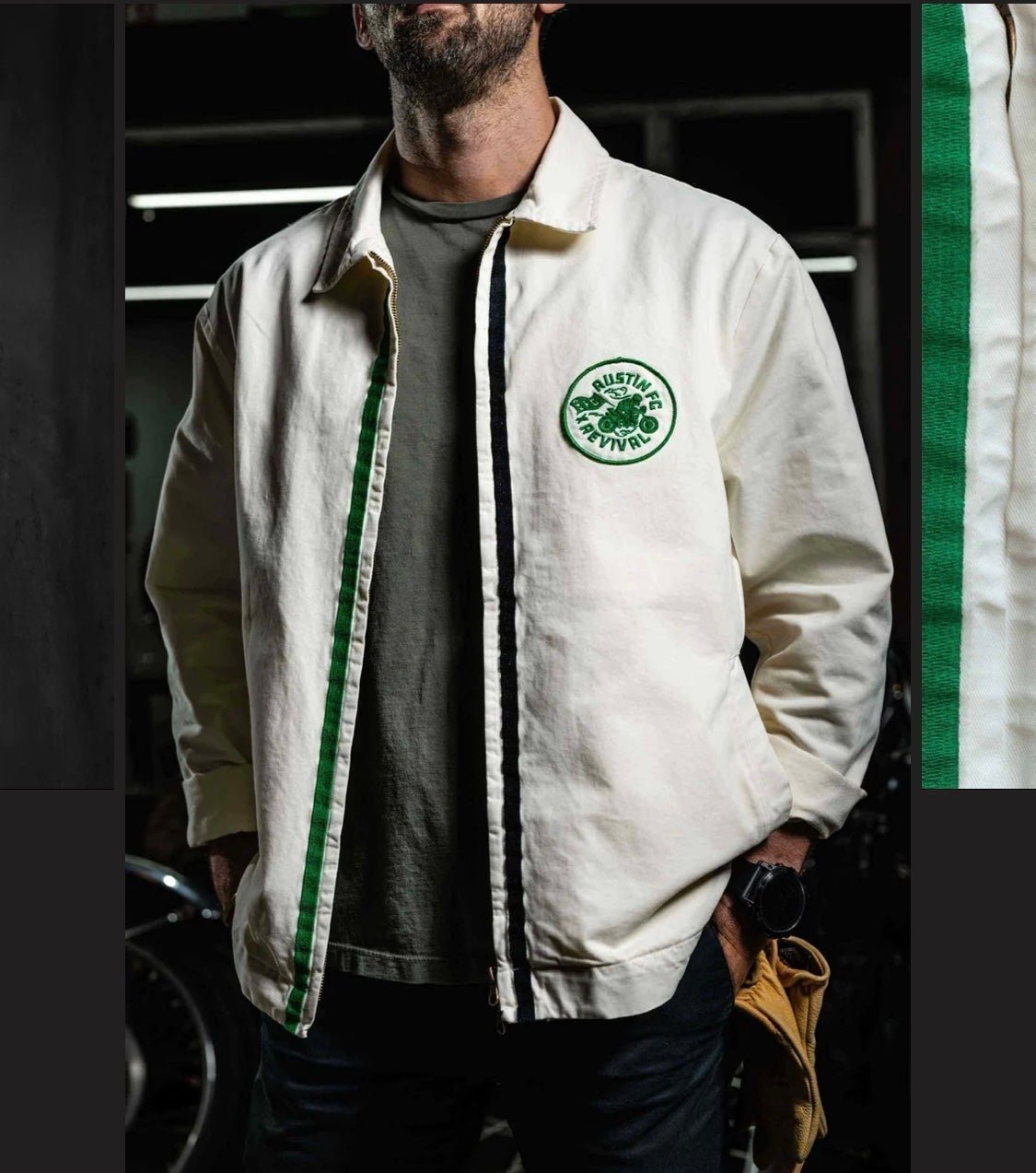 AUSTIN FC X REVIVAL SERVICE JACKET - CREAM