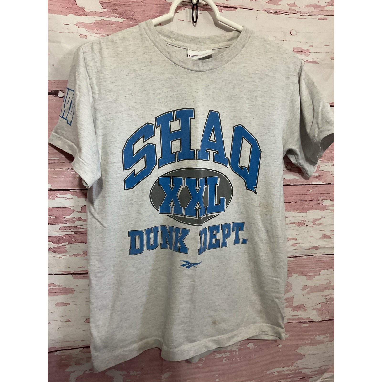 90’s Single Stitch Shaq Dunk Dept Tee Shirt Large 14/16 REEBOK