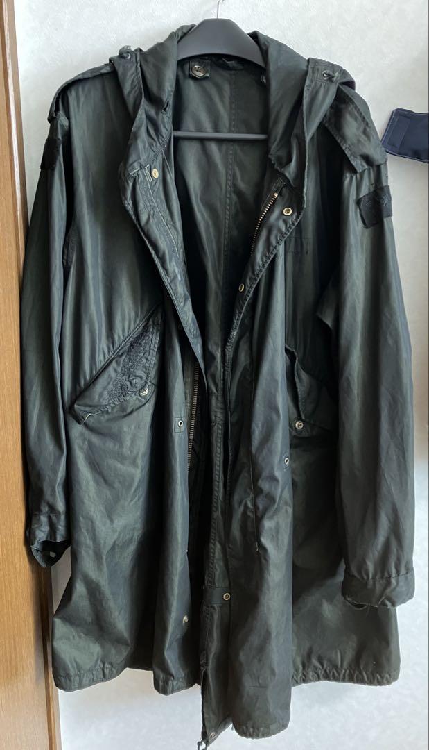Dark Green Hooded Mod Coat