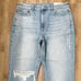 American Eagle Outfitters Highest Rise 90s Flare Ripped Knee Jeans Size 18