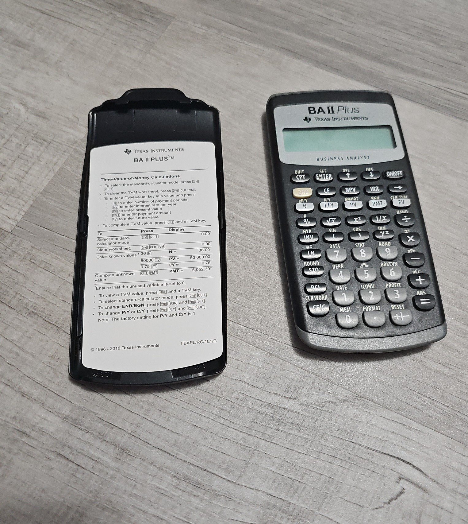 Texas Instruments BA-II Plus