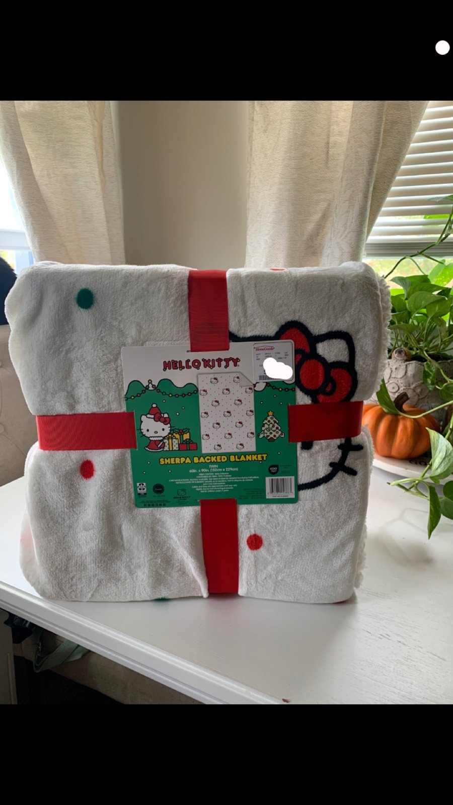 Hello Kitty christmas blanket