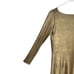 NWT House of CB Sabella Draped Backless Bodycon Mini Dress Size S Gold