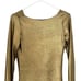NWT House of CB Sabella Draped Backless Bodycon Mini Dress Size S Gold