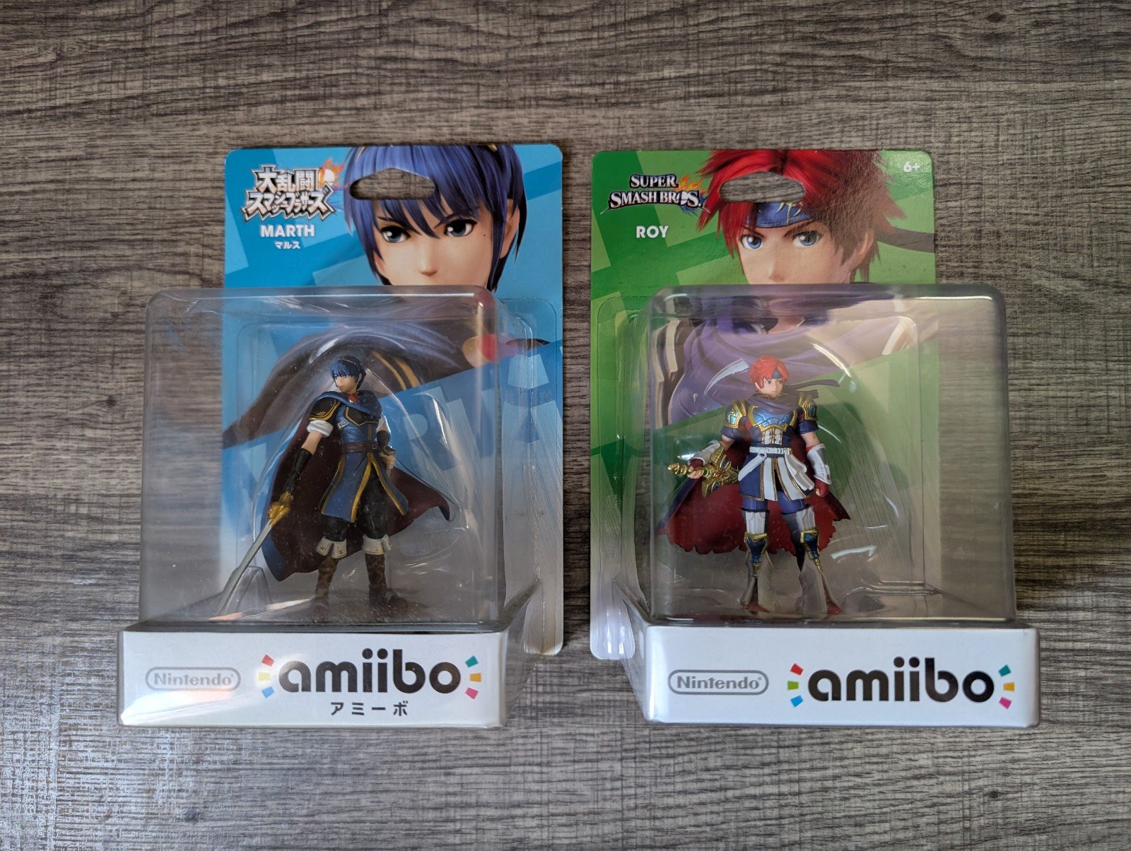 Amiibo Marth and Roy