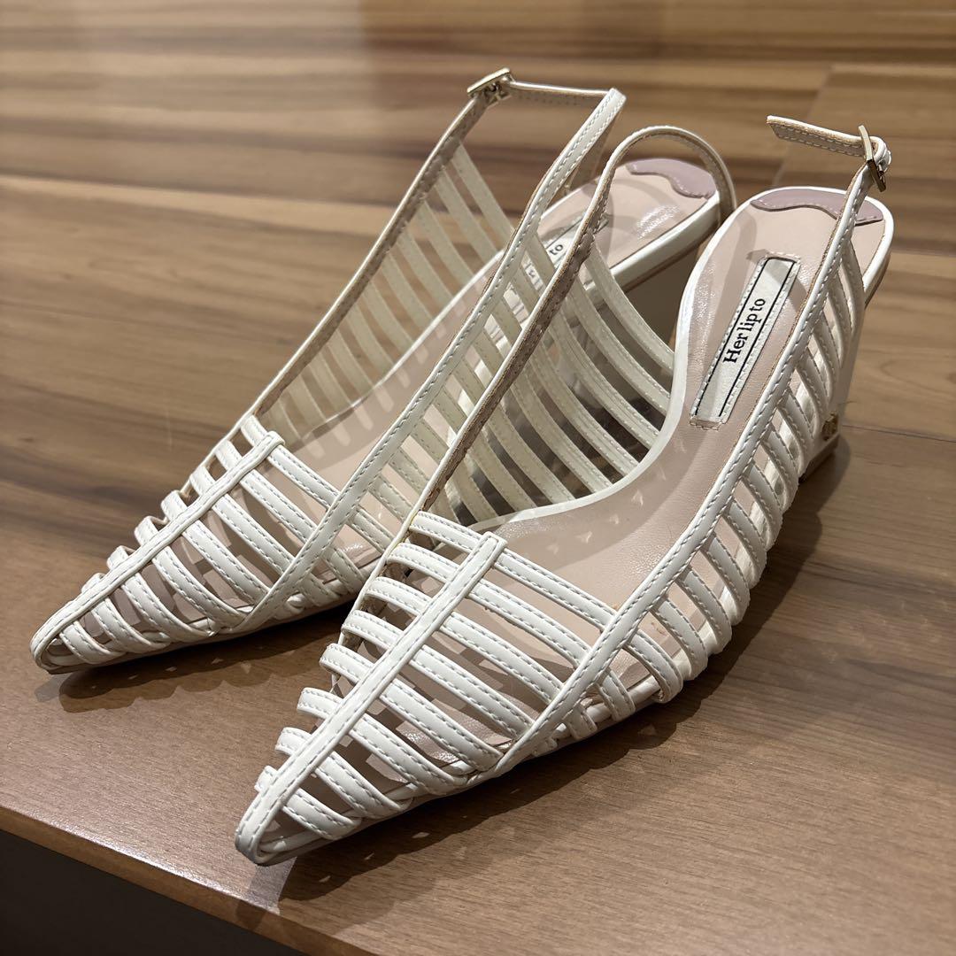 HER LIP TO/ Becca Slingback Sandals Yellow Size: 37 | eBay