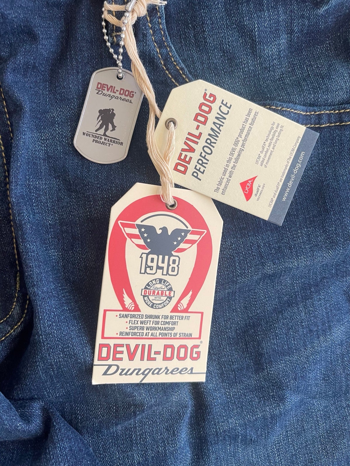 Devil Dog jeans NWT 38x30