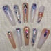 Nude Sparkle Swarovski Press On Nails