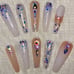 Nude Sparkle Swarovski Press On Nails