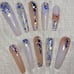 Nude Sparkle Swarovski Press On Nails
