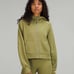 Lululemon Scuba Oversized Full-Zip Bronze Green size Xs/S
