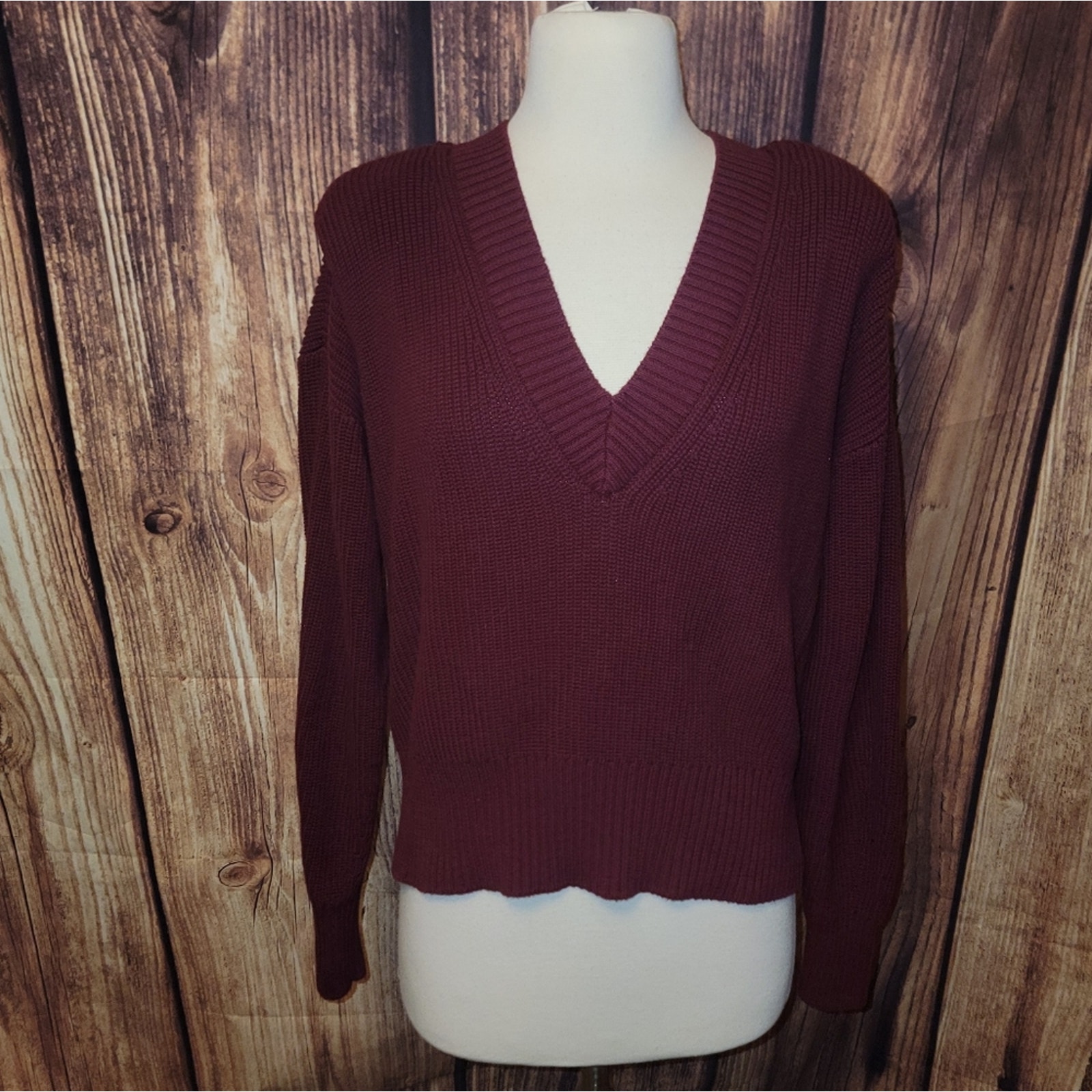Pistola Sweater Size S Merlot