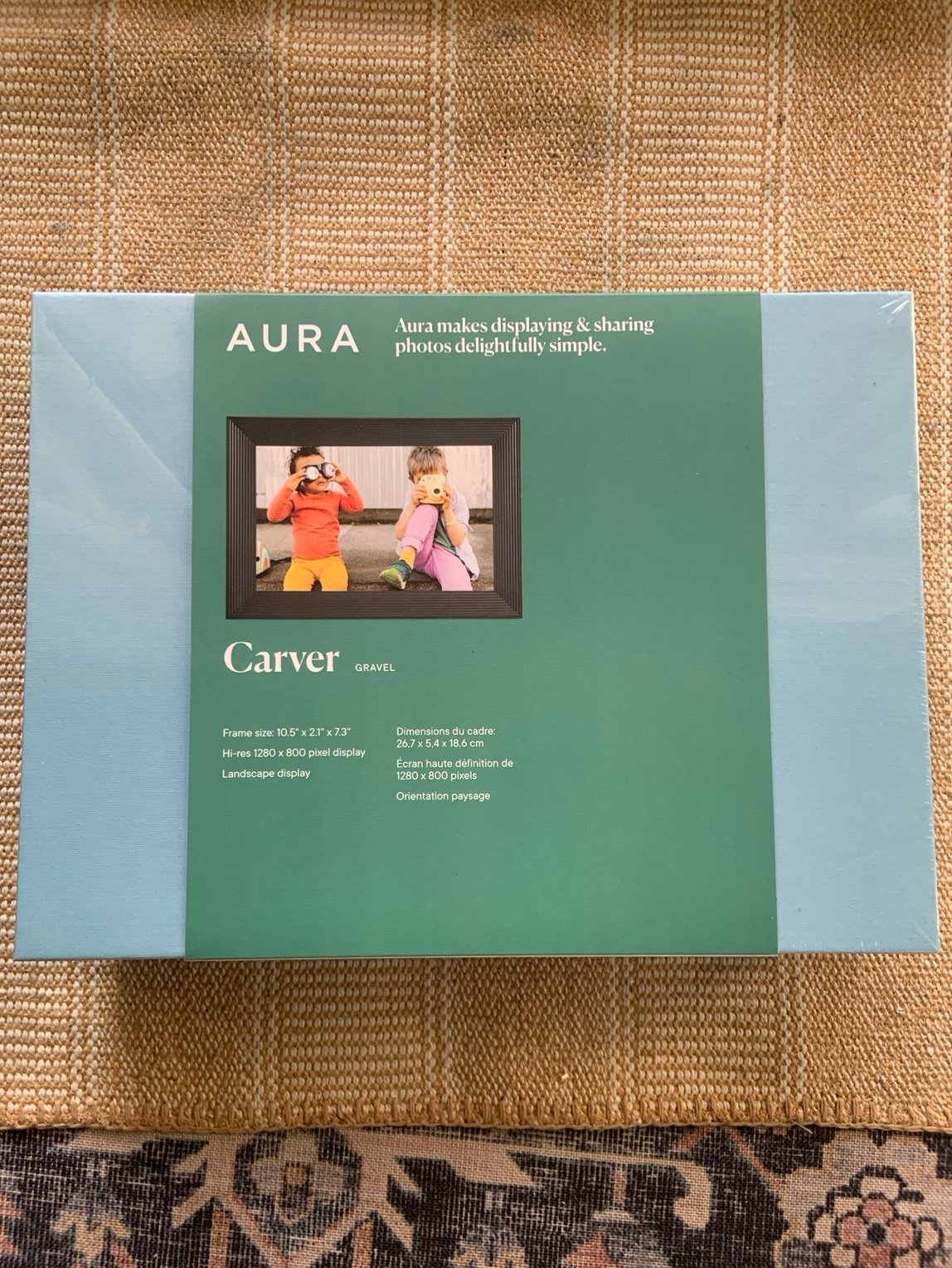 Aura Carver Digital Frame - Gravel