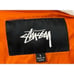 NWOT Stussy Sport Nylon Orange & White Men’s Windbreaker Waterproof Jacket