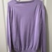 Peter Millar light purple v neck sweater cashmere silk and cotton knit size XL