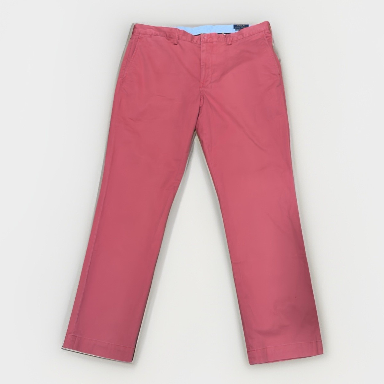 Polo Ralph Lauren Chino Pants Men's 36x32 Salmon Pink Stretch Classic Fit Preppy