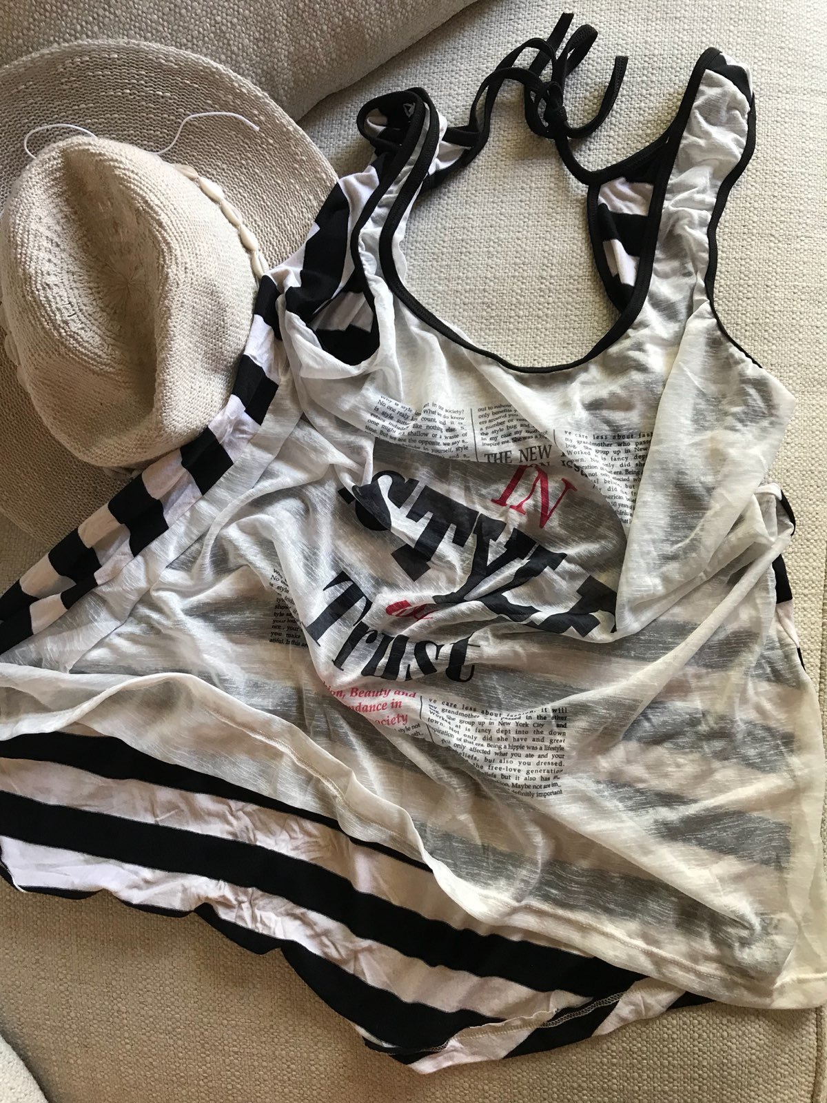 New Adriana Fernandez Bikini Cover Up