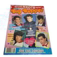Big Bopper Magazine JUNE 1990 NEW KIDS ON THE BLOCK~Used