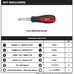Milwaukee 48-22-2114F 11-in-1 Multi-Tip Screwdriver w/Square Drive Bits *2 Pk*