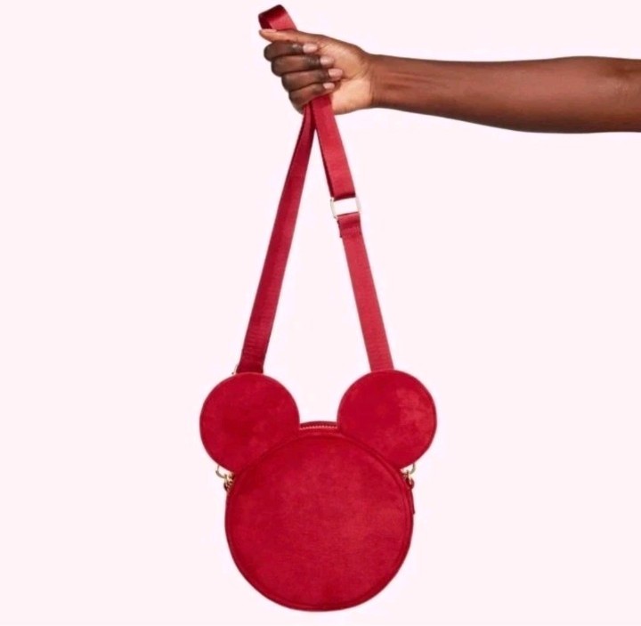 Stoney Clover Disney Mickey Mouse Crossbody Bag Red Velvet Holiday price firm