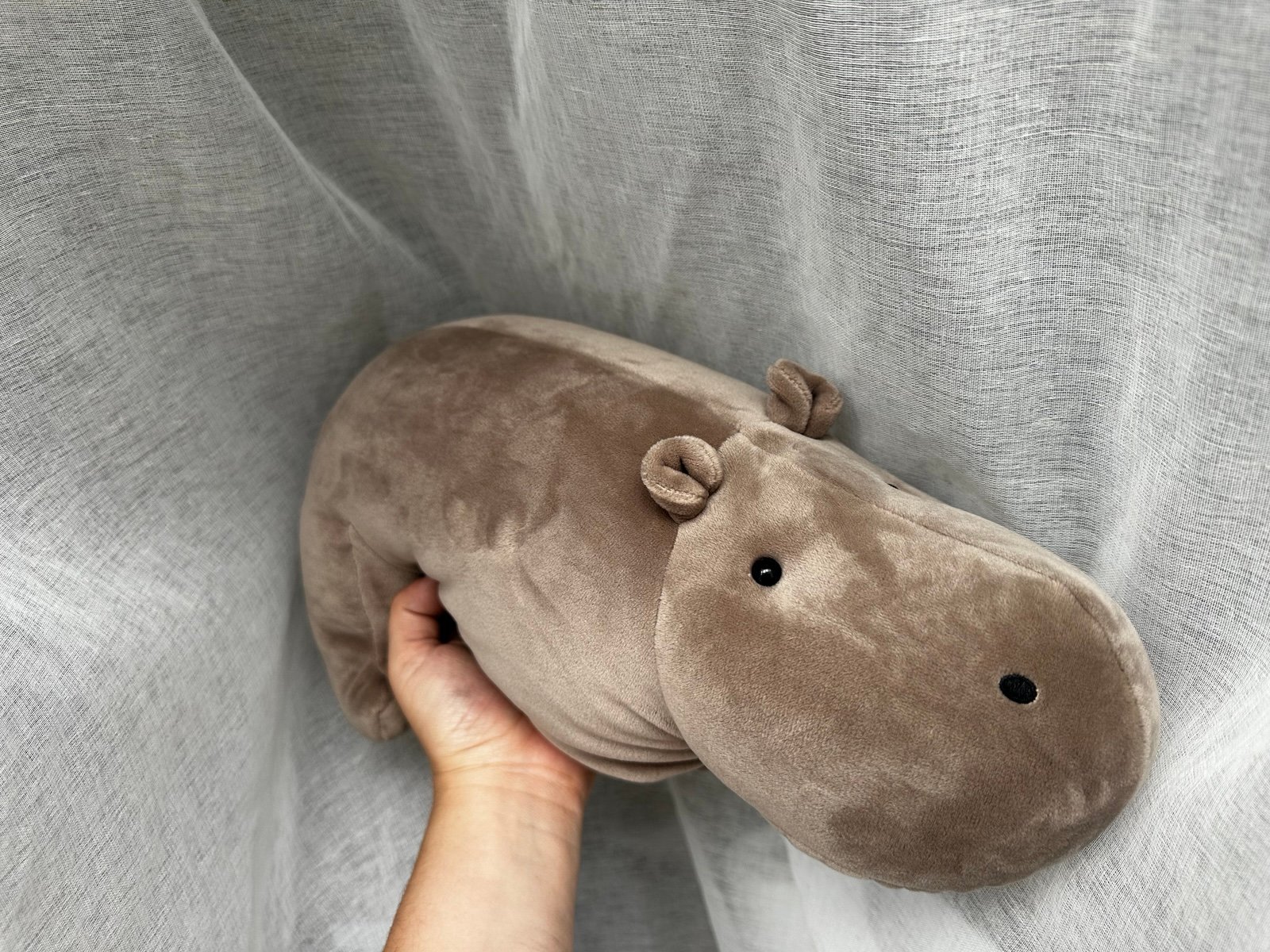 16” RARE Mellow Mallow Hippo by Jellycat FREE SHIPPING