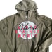 Dunziellas Blood Stained World Print Green Hoodie Mens Medium