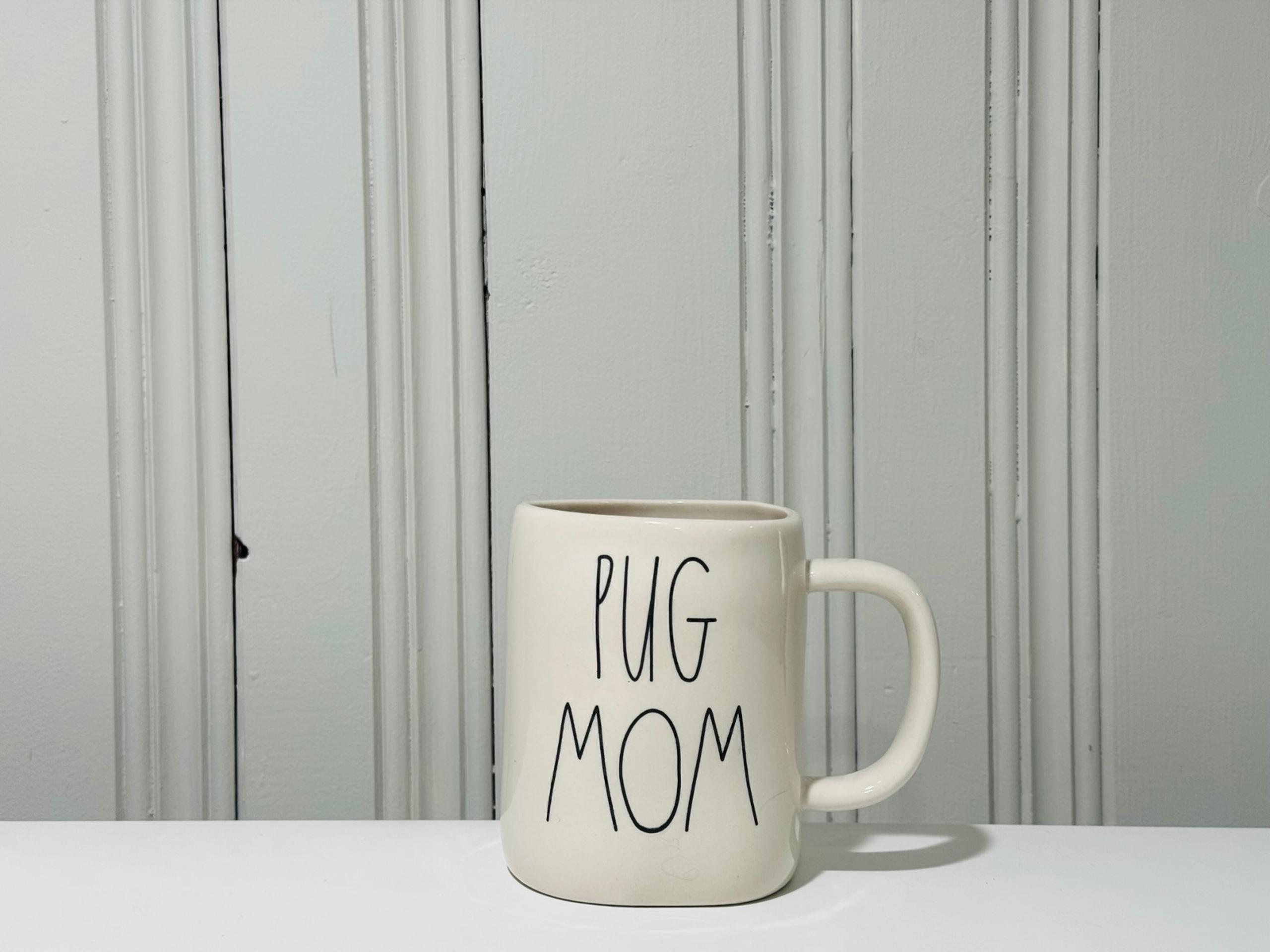 Rae Dunn by Magenta PUG MOM Mug.
