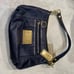 Gorgeous Rare Coach Poppy Signature Purse Royal Blue Leather Gold, COA included