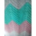 Chevron Multicolored Ripple Afghan Throw Blanket