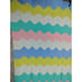 Chevron Multicolored Ripple Afghan Throw Blanket