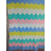 Chevron Multicolored Ripple Afghan Throw Blanket