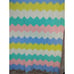 Chevron Multicolored Ripple Afghan Throw Blanket