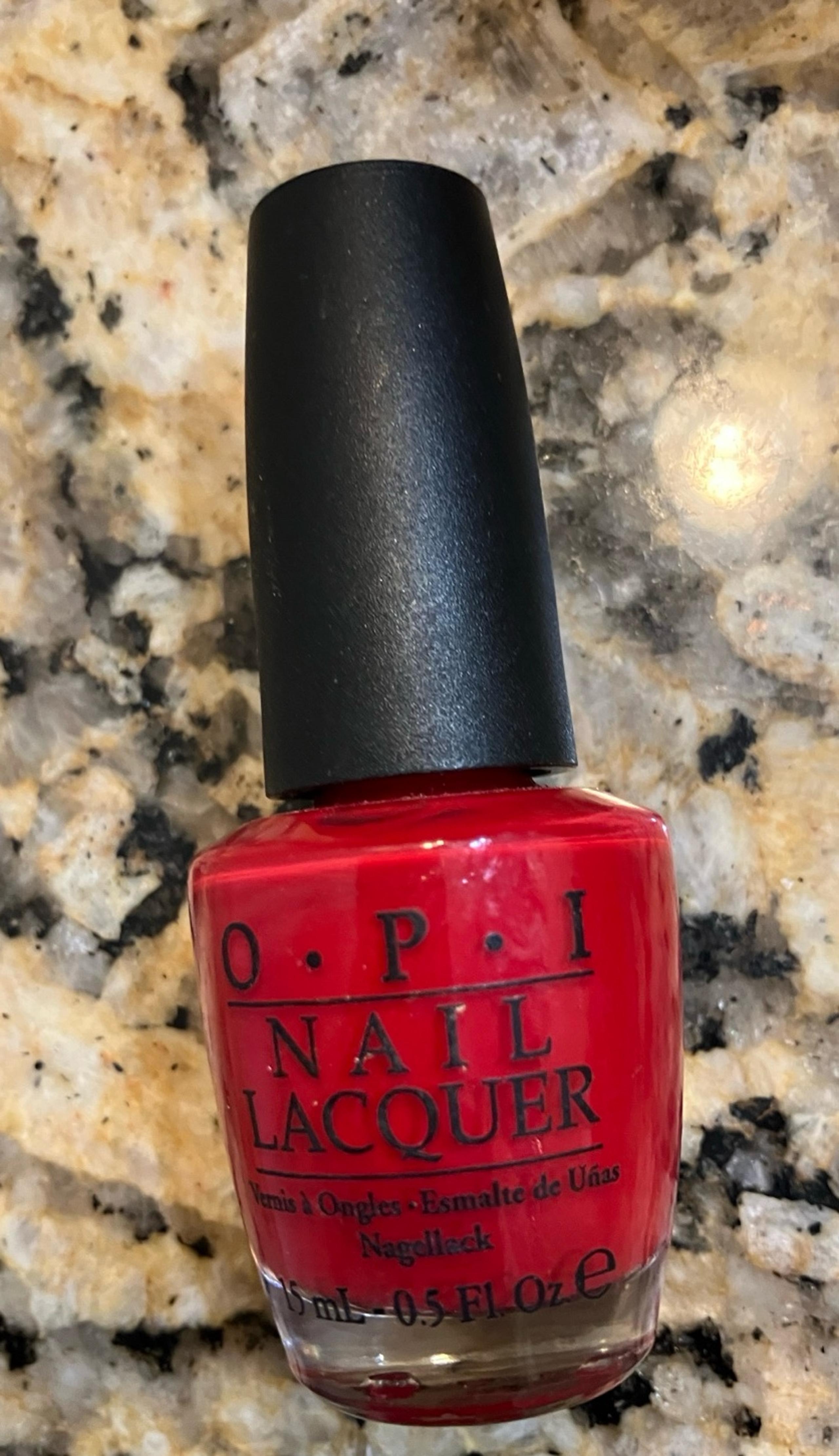 OPI Nail Polish in Color so hot in burns