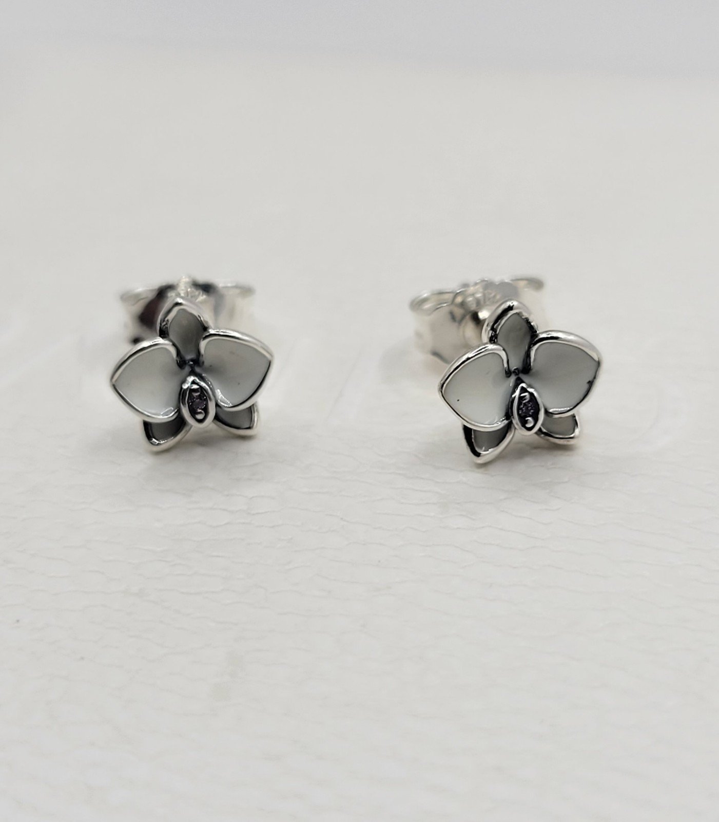 PANDORA Enamel Earrings Mercari