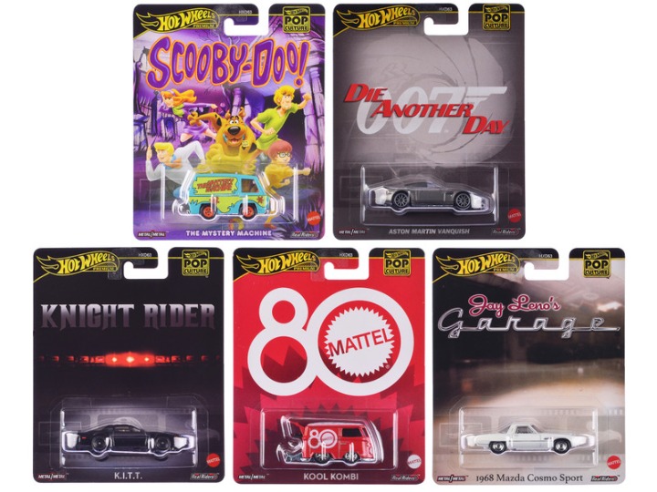Pop Culture 2024 5 piece Set G Premium Series Diecast Model Cars