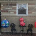 NEW 2 PCS PVC Inflatable Christmas Ball with 2 Christmas Ribbon, 24 Giant